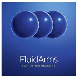 Cover von FLUID ARMS - Diamond; Fotomontage von drei blauen Kugel nebeneinander